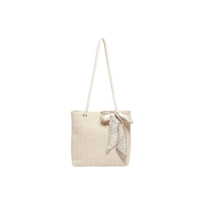 S.REPHEN Straw Shoulder Bag Regular Women's _Nsec Khaki/Ecru-3