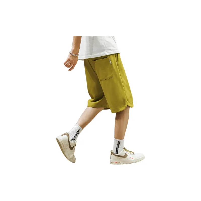 Tonlion Casual Shorts Men's Grass Green-1