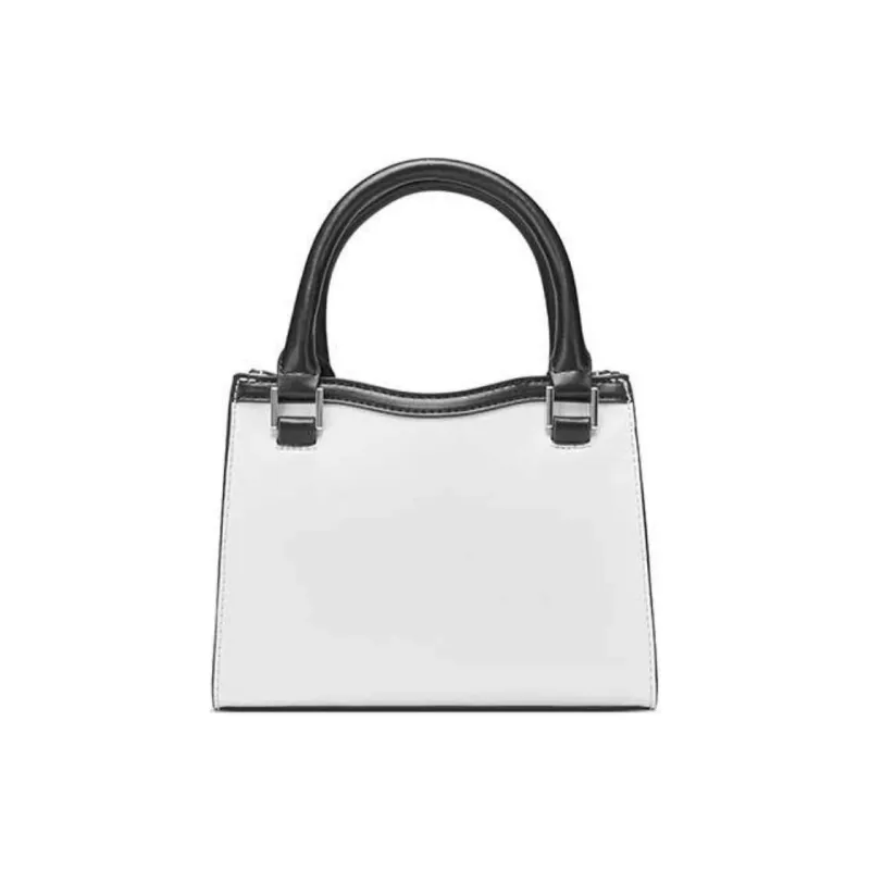 GUESS Faux Cow Leather Handbag Shoulder Bag Crossbody Bag Small Size Women's White & Multicolor-2