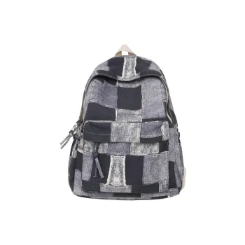 BRABOSTON Canvas Backpack Unisex Black/Pink/Brown/Blue