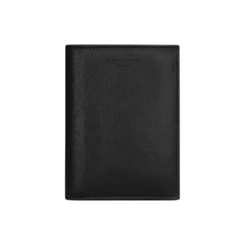 SAINT LAURENT PARIS Calfskin Wallet Men's Black