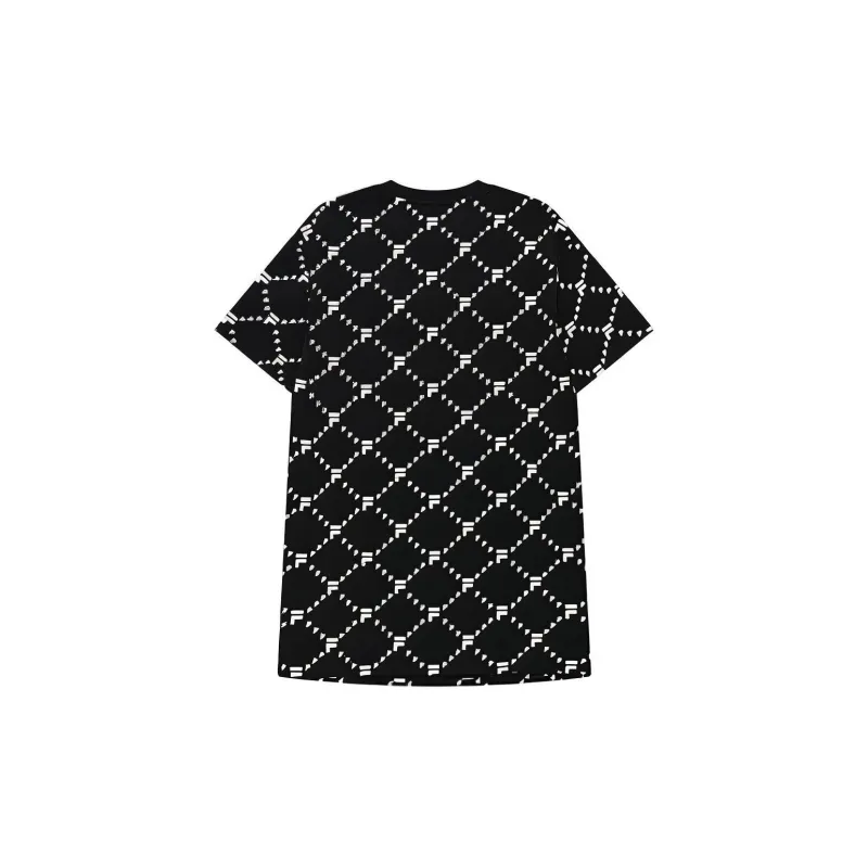 FILA FUSION Short Sleeved Dresses Women's Black-1