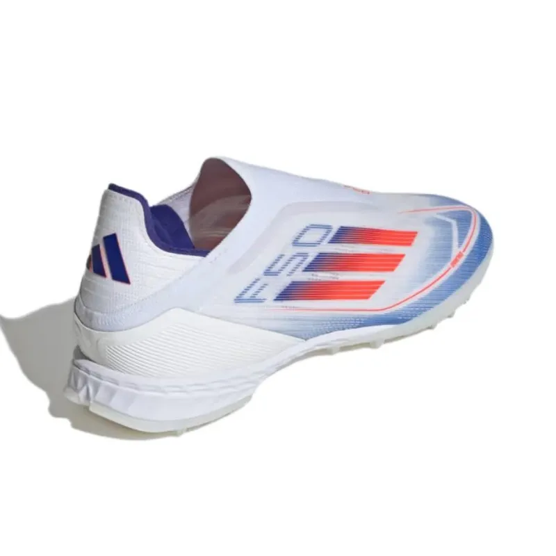 Adidas F50 PRO Anti Slip Wear Resistant Soccer Shoes Men's White Blue-3