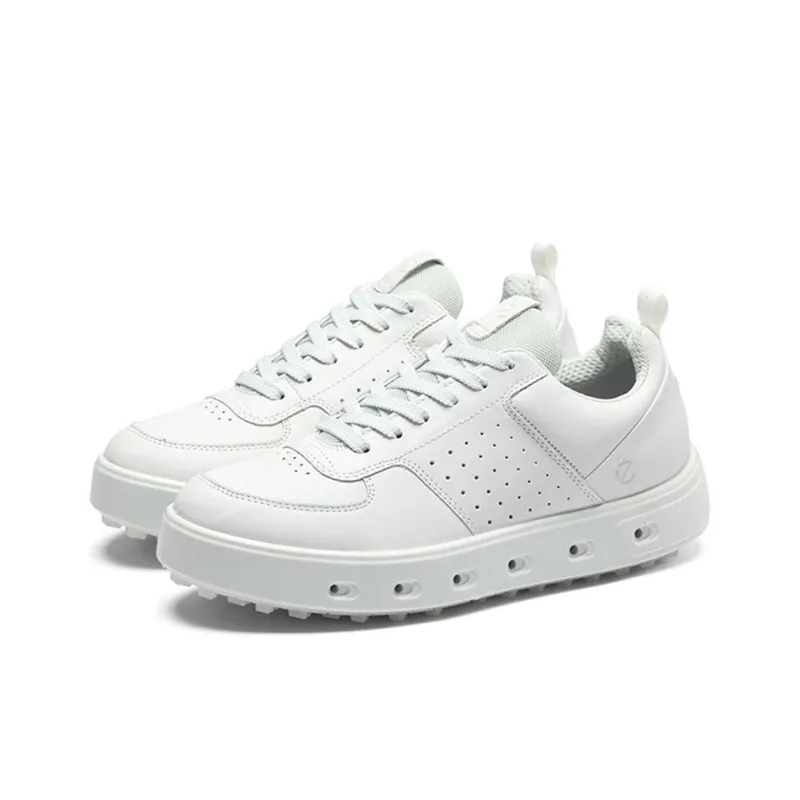 Ecco Street 720 Series Low Top Skateboard Shoes Women's White-3