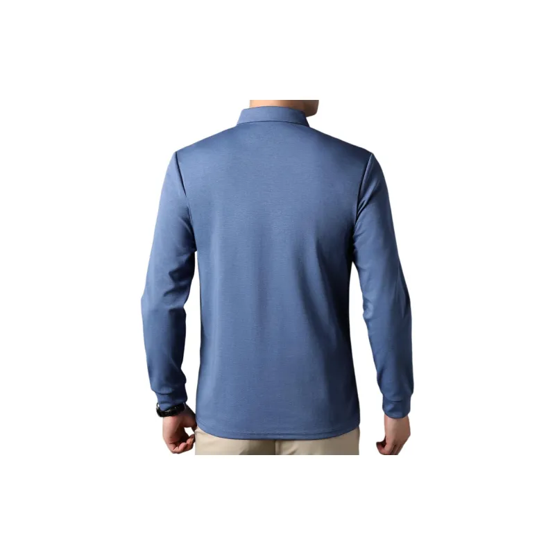 PIERRE CARDIN Polo Shirt Men's Gray Blue-1