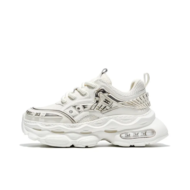 MOERBAI Breathable Height Increasing Low Top Chunky Sneakers Unisex-0