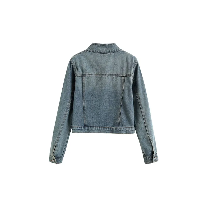 MM Denim Jacket Women's Denim Blue-1