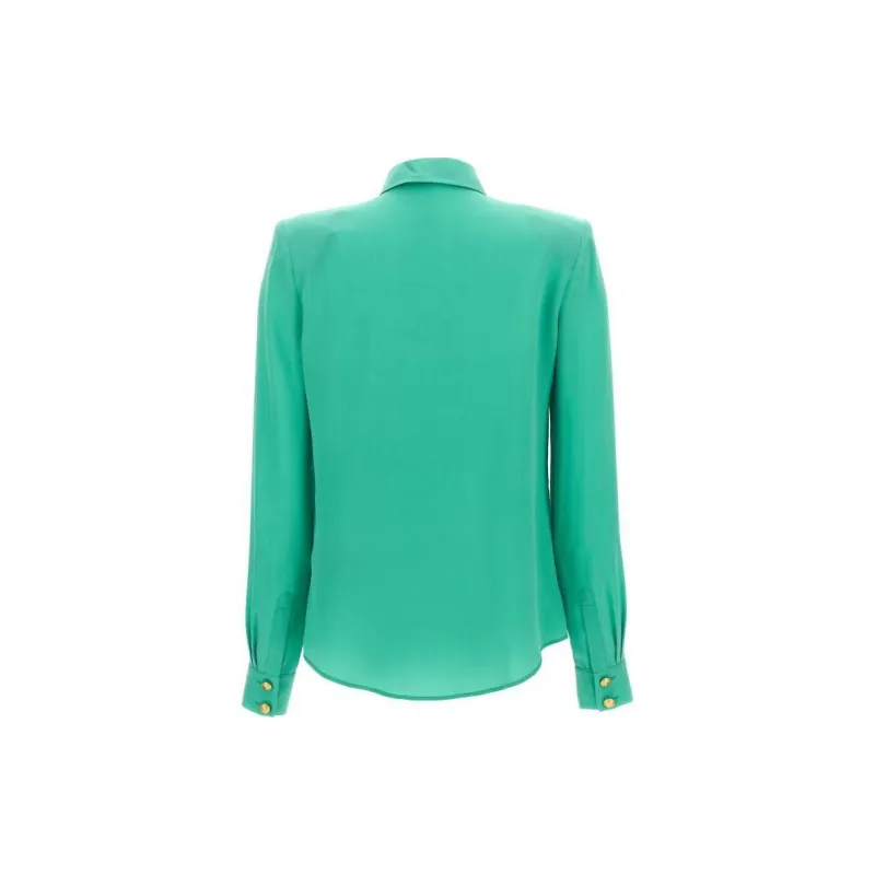 BALMAIN Embossed Buttons Long Sleeved Shirt-1