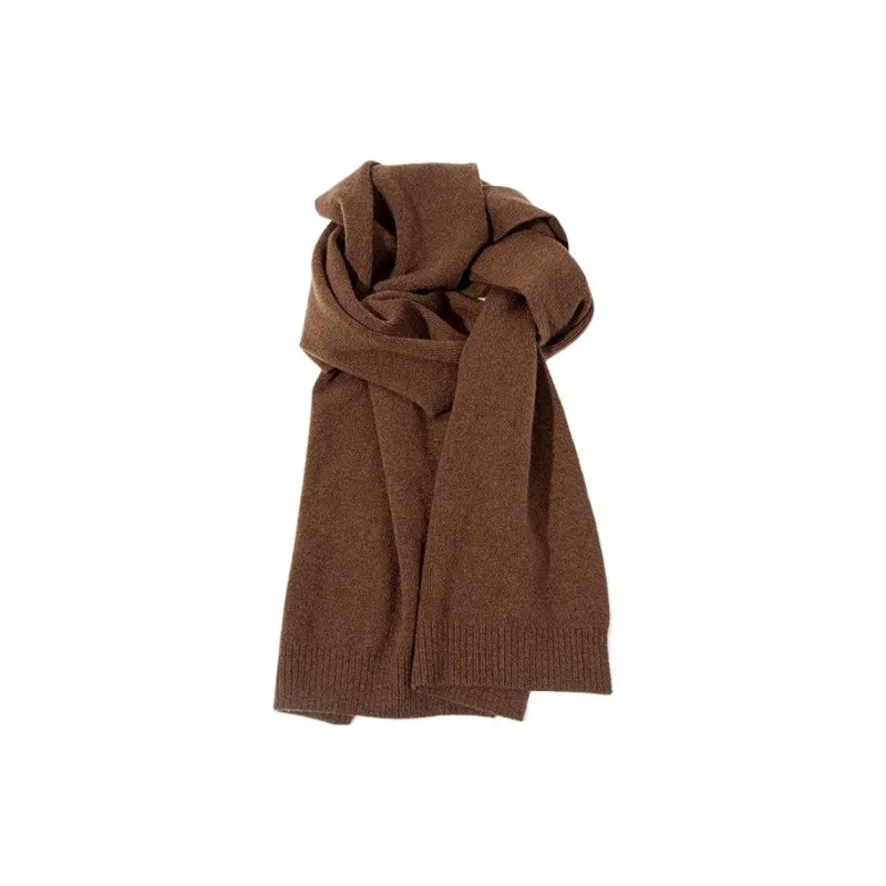 DZP Acrylic Knit Scarves Unisex-9