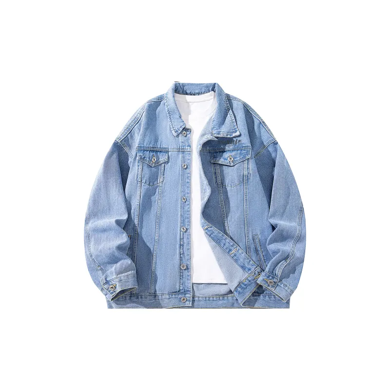 A.X.S.K Denim Jackets Unisex-4