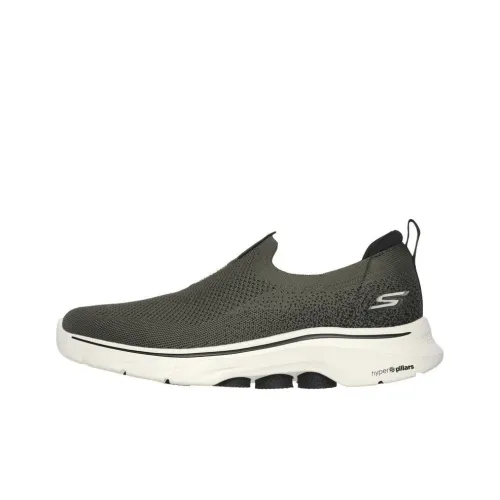 Skechers GO WALK 7 Casual Shoes Men Low-Top Army Green