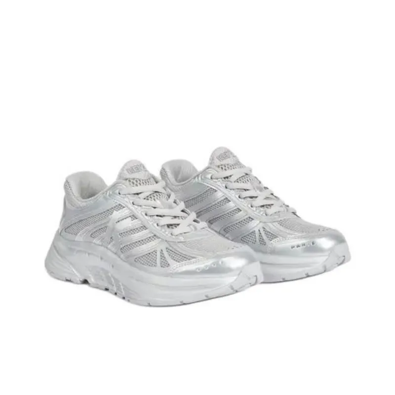 KENZO Pace Low Top Casual Shoes Men's Silver-2