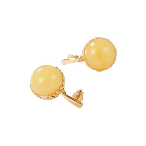 S&A Fine Jade Earrings Women's