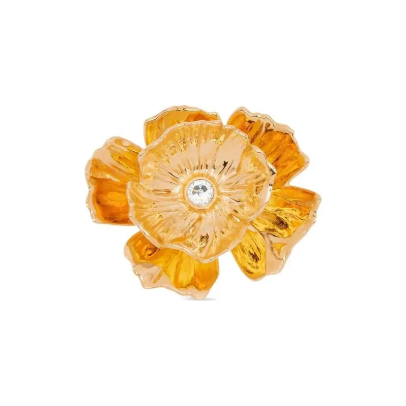 Oscar De La Renta Flower Brooch-0