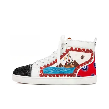 CL Mid Top Stylish Skateboarding Shoes Men's Multicolor