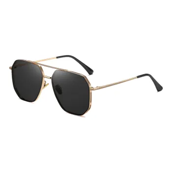 Youyoulan Metal Aviator Sunglasses Unisex