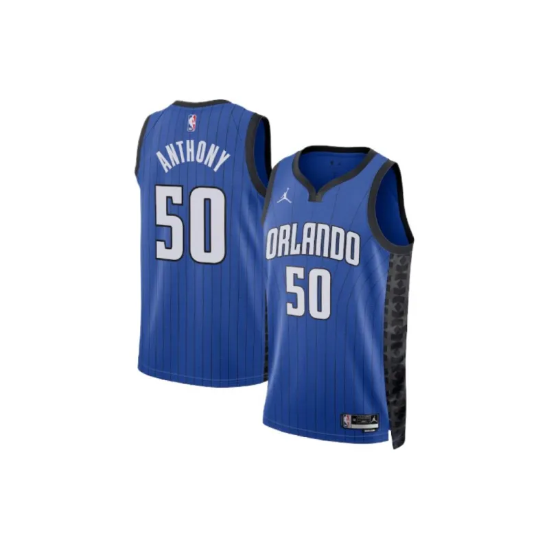 NBA Orlando Magic Team Basketball Jerseys Unisex Blue-2