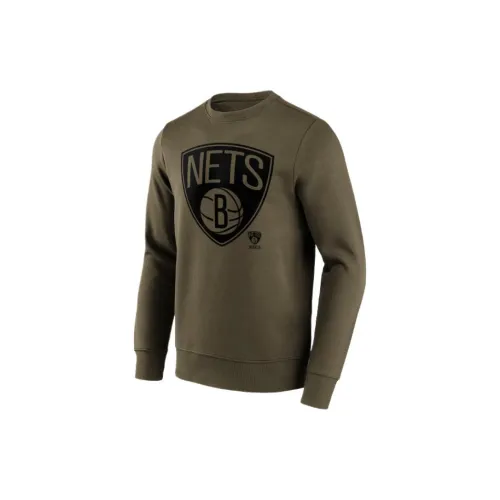 NBA Brooklyn Nets Sweatshirts Men Dark Green