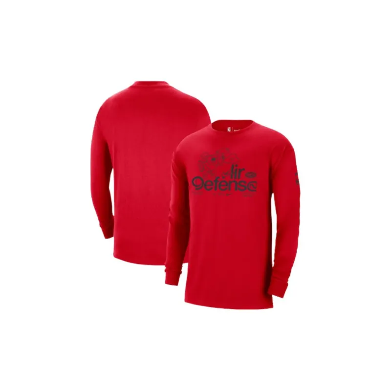 NBA x Nike Chicago Bulls Nike Essential T-Shirt Men's Red-2