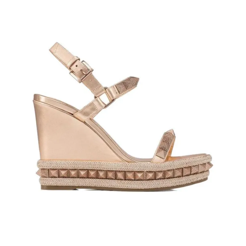 Christian Louboutin Pyraclou 110mm Wedge Sandals Women's-1