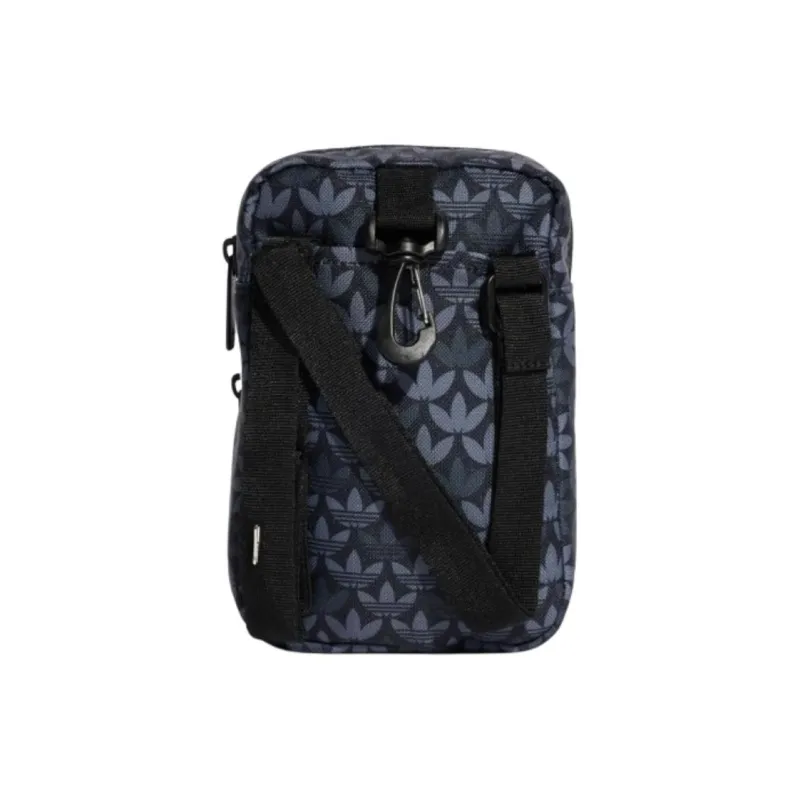 Adidas Originals Recycled Polyester Plain Weave Fabric Crossbody Bag, Shoulder Bag Regular Unisex Black-2