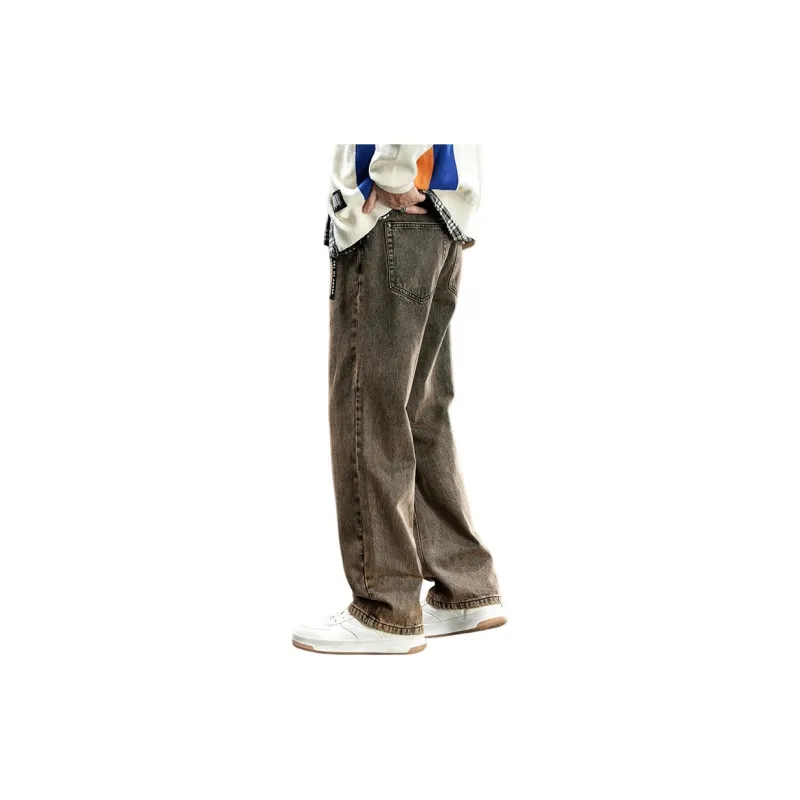 【dme】 Jeans Men's Yellow Sand Black-1