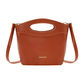 JANE KLAIN Synthetic Leather Shoulder Bag, Crossbody Bag, Handbag Regular Women's White/Brown/Black