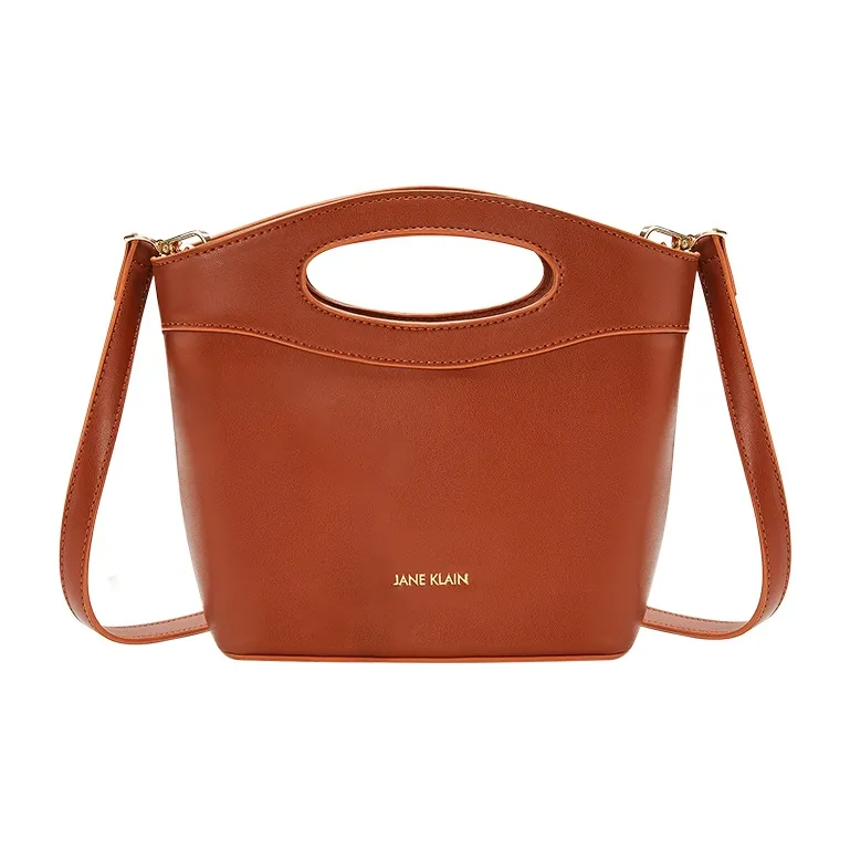 JANE KLAIN Synthetic Leather Shoulder Bag, Crossbody Bag, Handbag Regular Women's White/Brown/Black-0