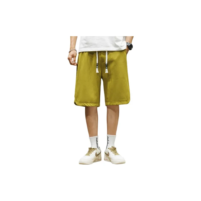 Tonlion Casual Shorts Men's Grass Green-2