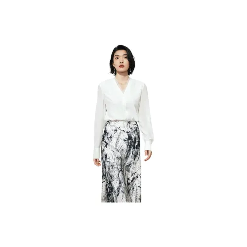 TKY SHOP Shirts Women's Moon White