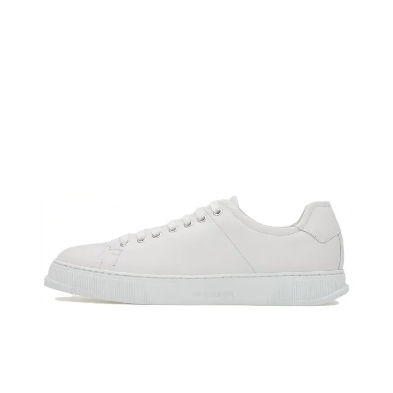 FERRAGAMO Lace-up Leather Sneakers-0