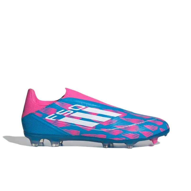 Adidas F50 League Laceless Firm/Multi Ground Solar Blue Cloud White Solar Pink-1