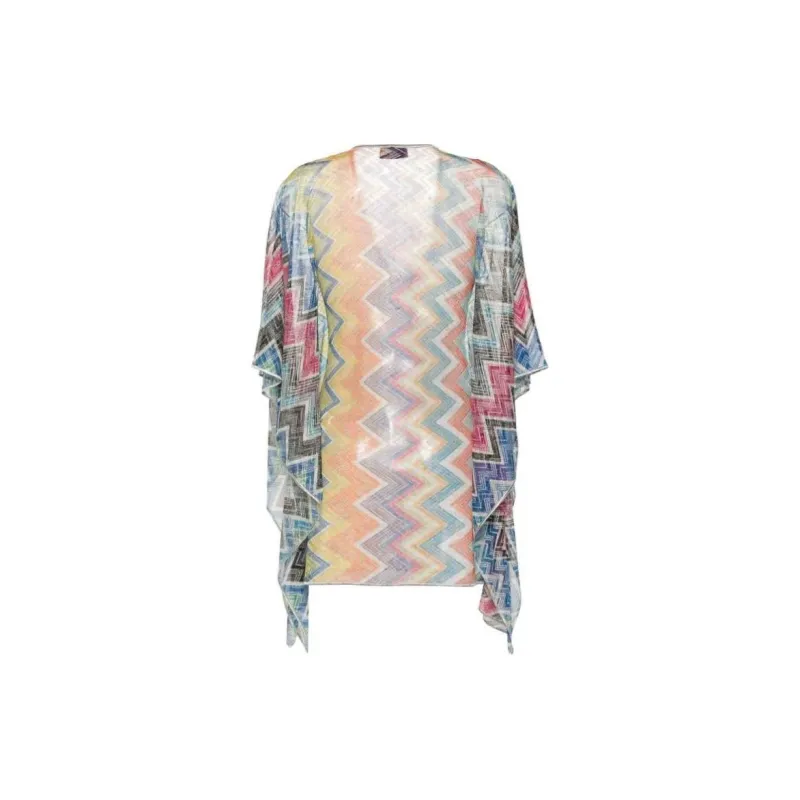 MISSONI Zigzag-pattern Fringed Kaftan-1