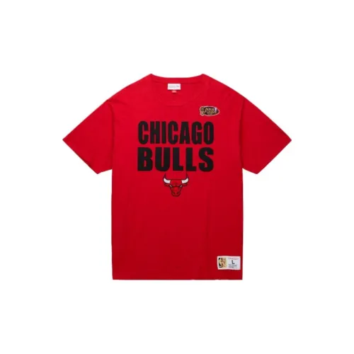 NBA Mitchell T-Shirts Men Red