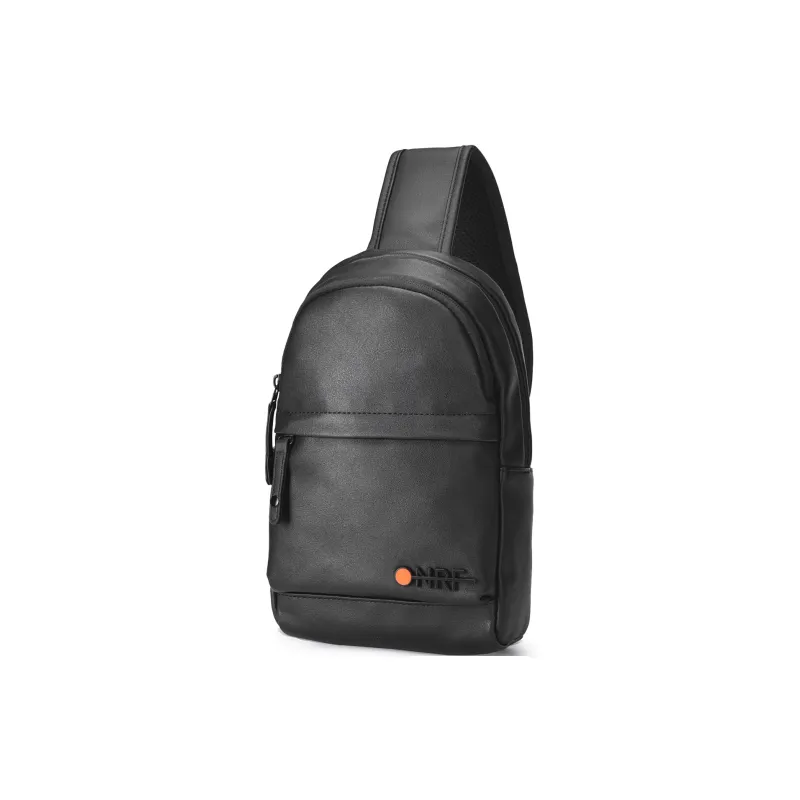 ONRF PVC Sling Bag, Shoulder Bag, Crossbody Bag Regular Men's Black-4