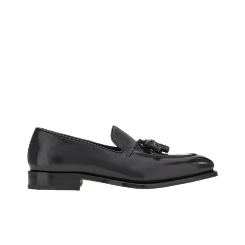 FERRAGAMO Almond-toe Tassel Loafers-5