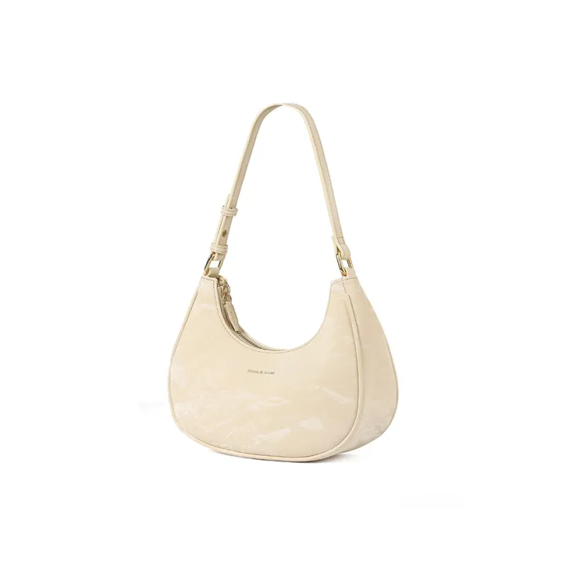 TUCANO PU Shoulder Bag Women's Light Sand/Light Camel/Space Silver-1