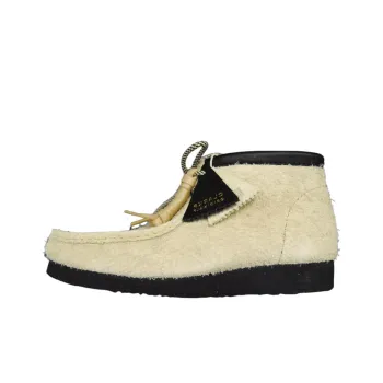 Clarks Originals Wallabee Hairy Suede Maple Black