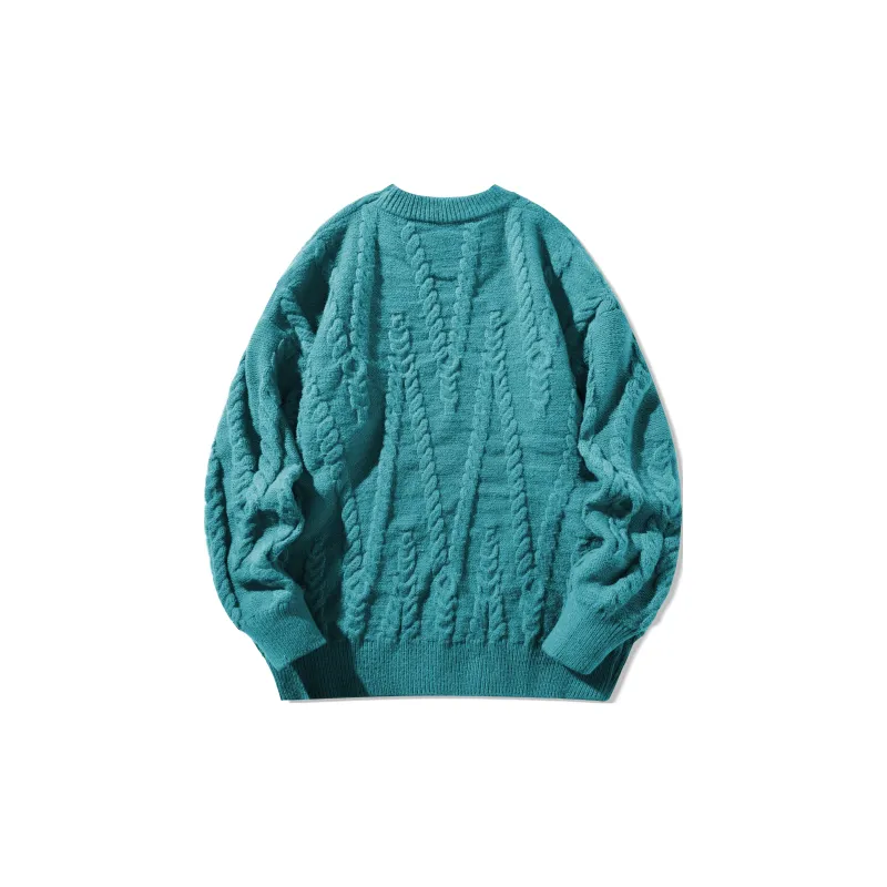 ZMOH Plain Net Series Knitwear Unisex Couple's-3