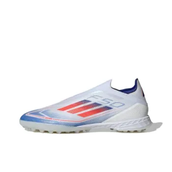 Adidas F50 PRO Anti Slip Wear Resistant Soccer Shoes Men's White Blue