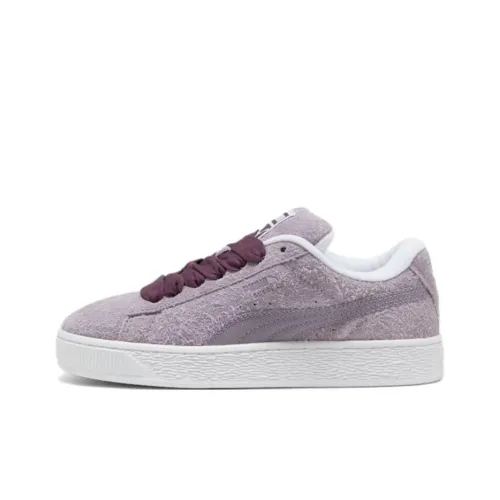 PUMA Suede Skateboard Shoes Women's Low-Top Purple