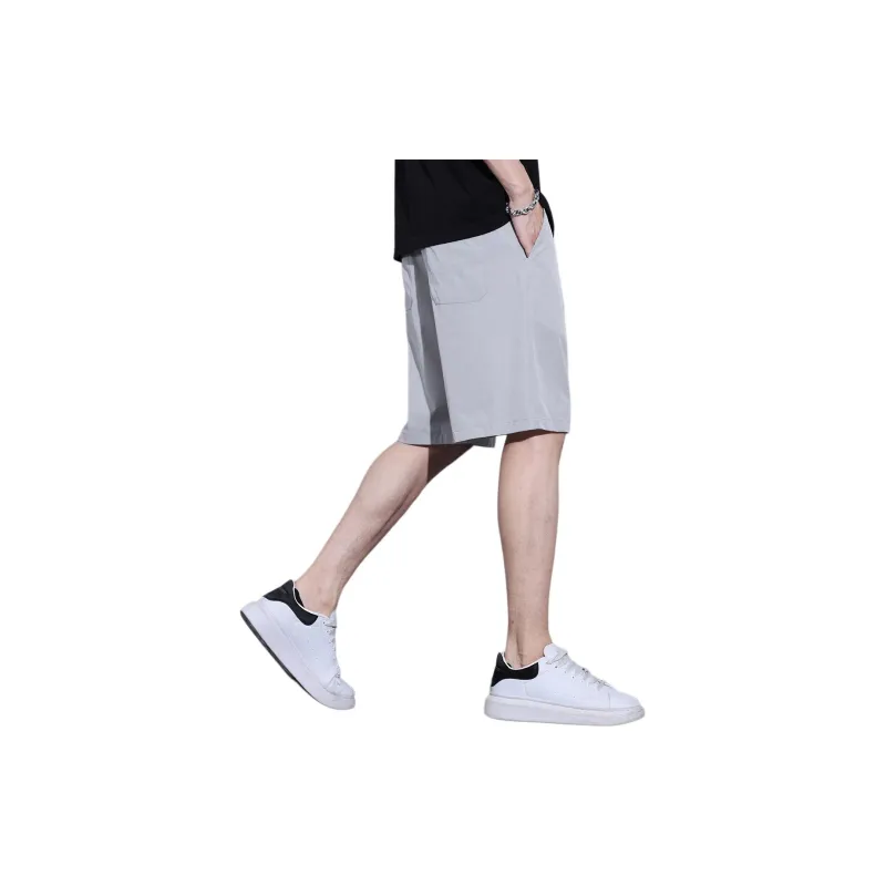 Tonlion Casual Shorts Men's Light Gray-4