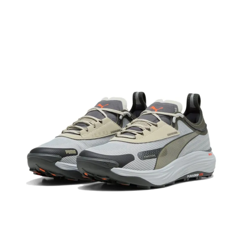 PUMA SEASONS Anti Slip Wear Resistant Low Top Trail Running Shoes Men's Gray-2