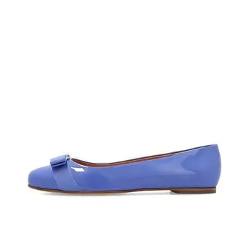 FERRAGAMO Varina Casual Single Shoes Women's Blue