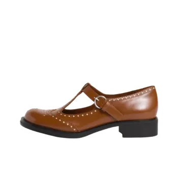 MIU MIU Platform Casual Single Shoes Women's Brown