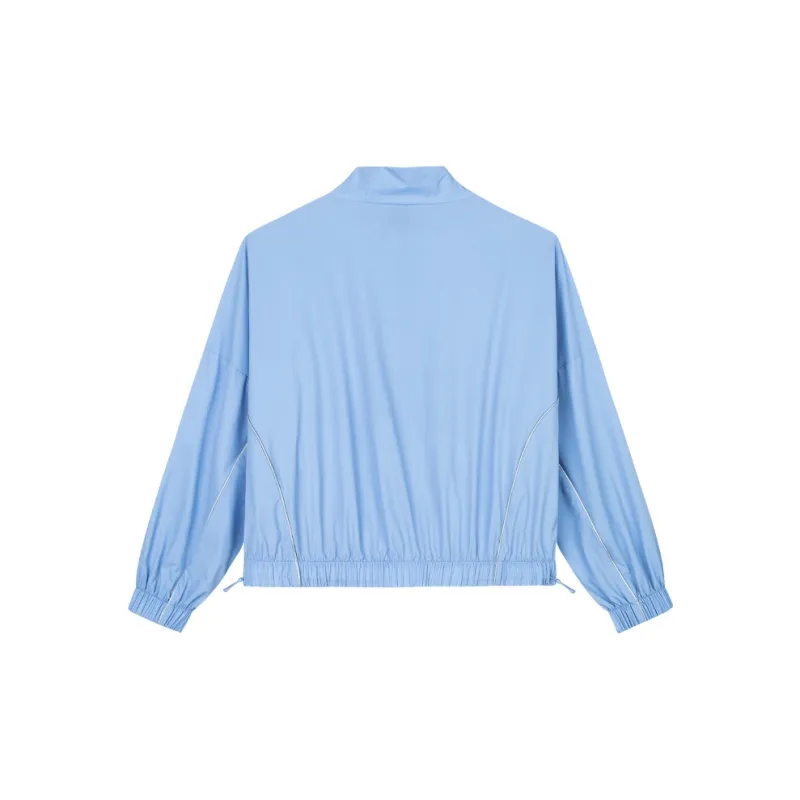 CHAOJIANTA Jackets & Coats Women's Dusty Blue-1