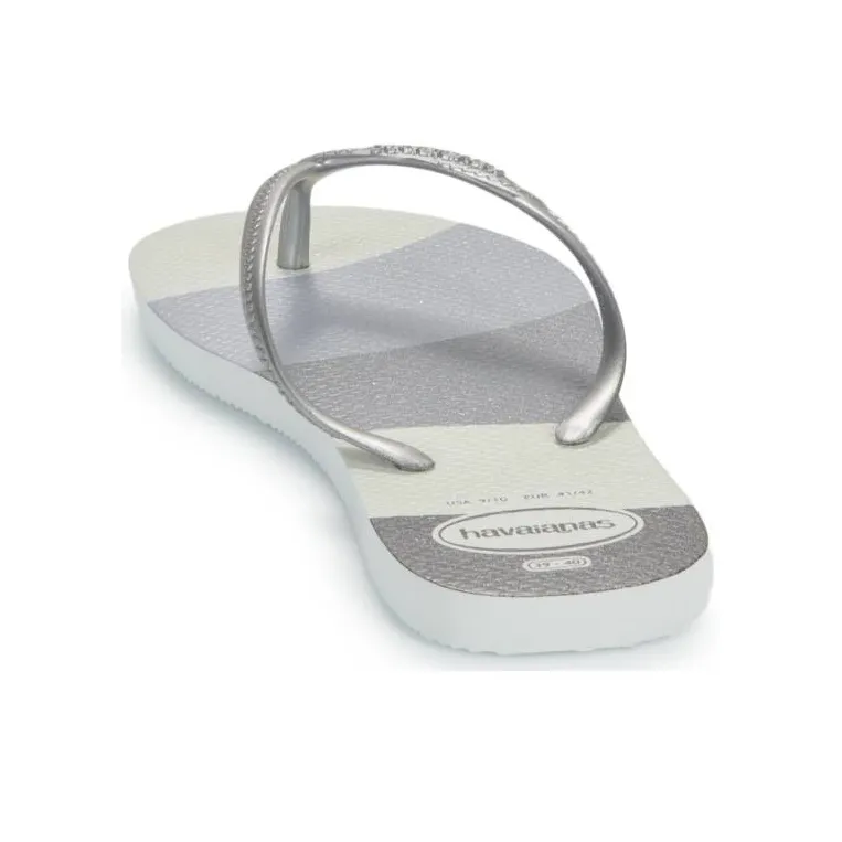 Havaianas Slip Resistant Flip Flops Women's White-4