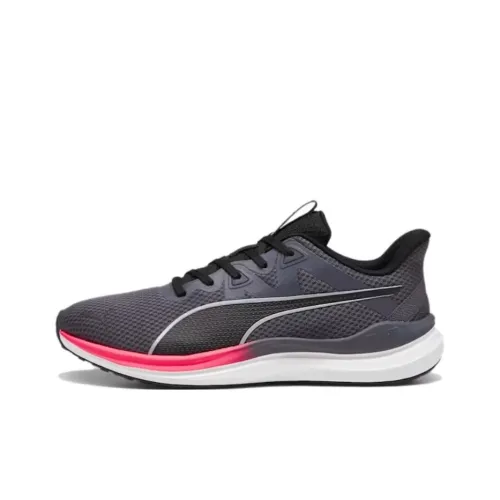 PUMA Reflect Lite Anti Slip Wear Resistant Low Top Running Shoes Men's Gray