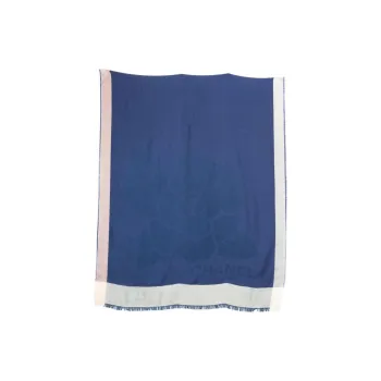 CHANEL 2000s Camellia Cashmere Scarf
