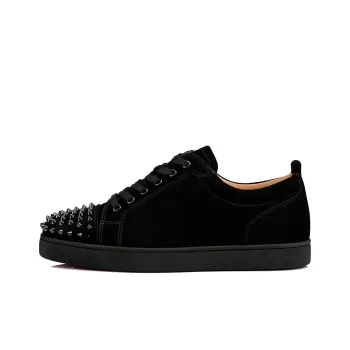Christian Louboutin Louis Junior Spikes Sneakers Black